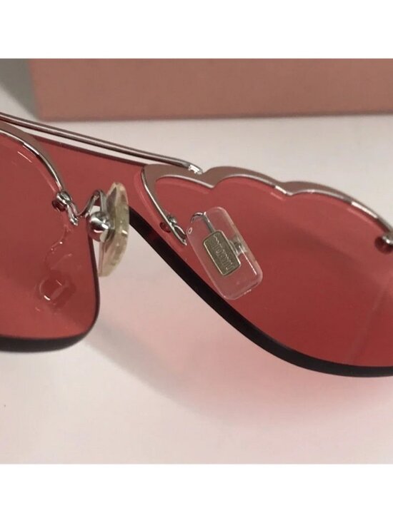 New Authentic Miu Miu Cloud Aviator Sunglasses – Modern Designer Statement main image 11